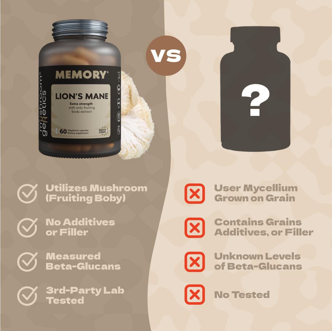 
                  
                    Comparison of Lion's Mane Fruiting Body Extract vs. Mycelium-Based Supplements
                  
                